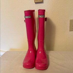 Pink Rain Boots. Exotic identity size9 very nice boots